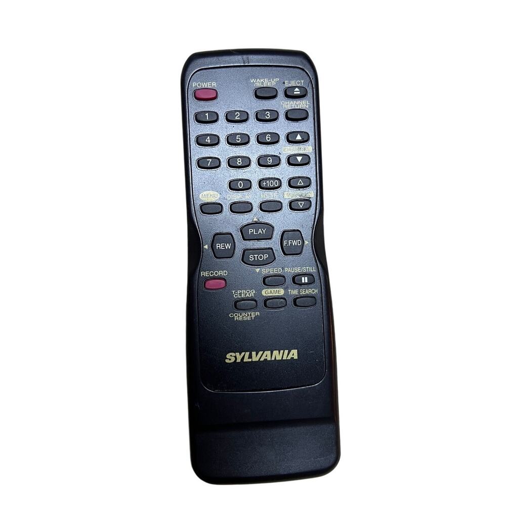 Sylvania Remote Control N9278UD Tested Works OEM Genuine Black TV, VHS